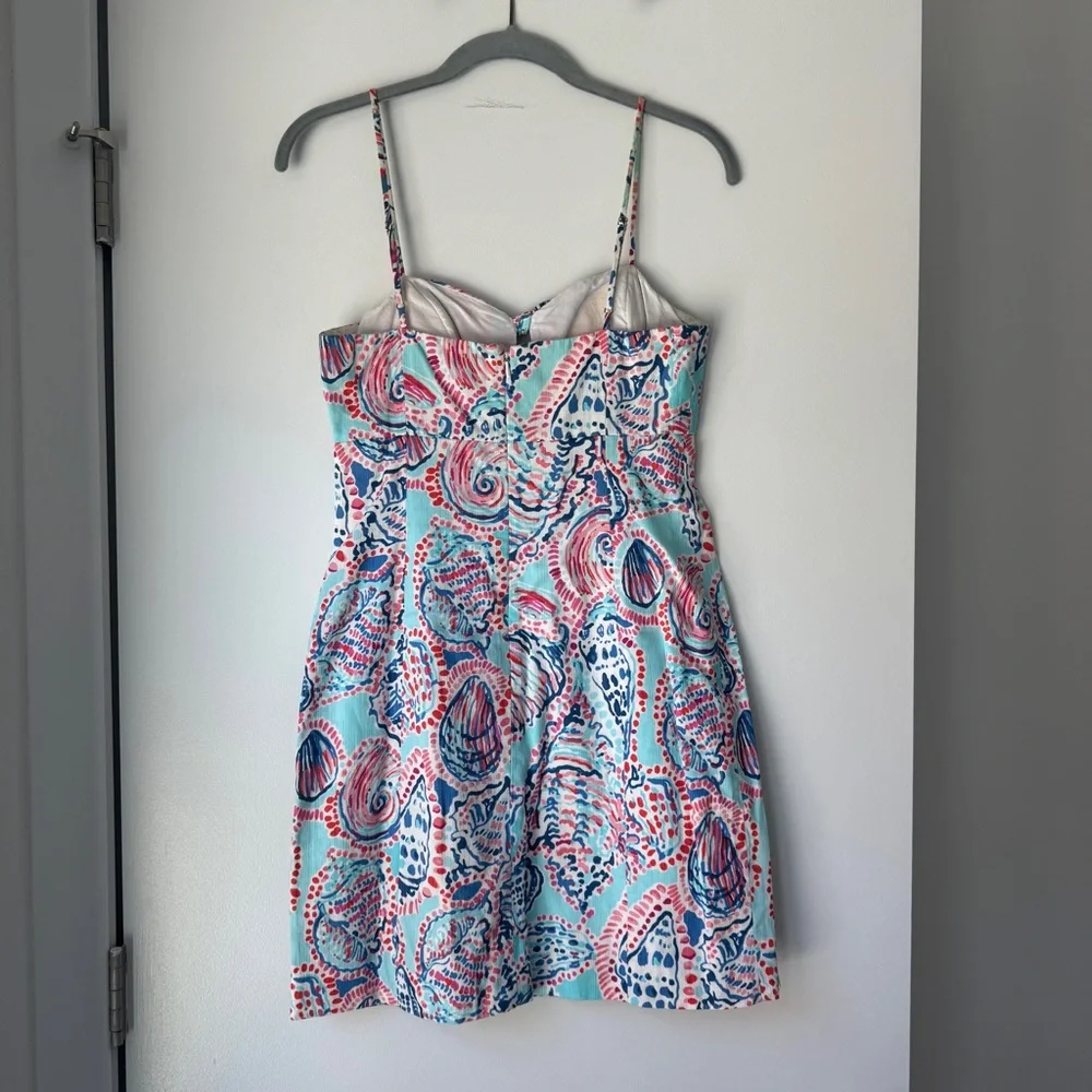 Lilly Pulitzer Mini Dress -Shell Pattern - Size 6 - Picture 3 of 6